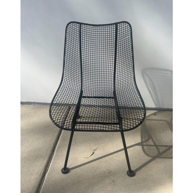 Metal 1950s Attributed to Russell Woodard Sculptura Metal Dining Chairs, 8 Pieces For Sale - Image 7 of 12