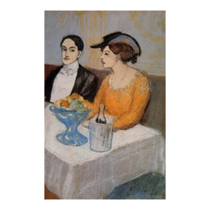 Picasso Man and Woman at Table Numbered Giclee