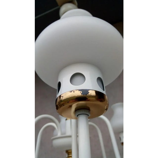 Glass Vintage Chandelier, 1970s For Sale - Image 7 of 16