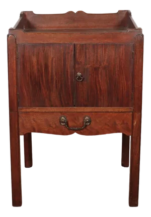 Georgian Mahogany Bedside Table