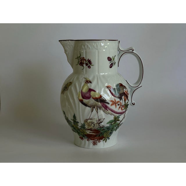 Mottahedeh 1990s Mottahedeh Williamsburg Chelsea Bird Porcelain Pitcher by Vista Alegre, Portugal For Sale - Image 4 of 12