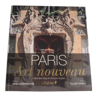 Paris Art Noveau Vintage Decorating Softcover Book For Sale