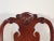 Kindel Winterthur Queen Anne Mahogany Cherry Shell Carved Arm Chair #2 For Sale - Image 10 of 12