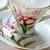 Ceramic 1950s Hand-Painted Porcelain Demitasse Cups & Saucers With Creamer- 10 Pieces For Sale - Image 7 of 10