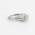 Art Deco Vintage Art Deco Diamond Engagement Ring 14k Gold Filigree Mine Cut Jewellery size 4.75 For Sale - Image 3 of 7