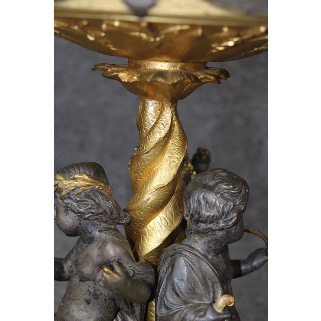 Late 19th Century Napoleonic Patinated and Gilt Bronze Centerpiece by Auguste Delafontaine For Sale - Image 13 of 14