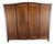 Vintage French Louis XVI Style Carved Oak 4-Door Wardrobe For Sale
