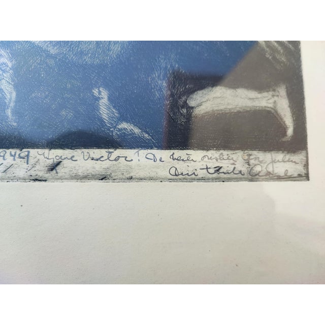 Lord Jesus Taken Down from the Cross, 1949, Print, Framed For Sale - Image 10 of 11