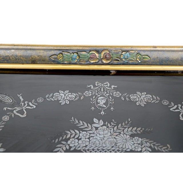 Early 20th Century Art Deco Serving Tray With Sterling Overlay C 1920/1930's For Sale - Image 5 of 11