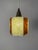 Hexagon Pendant Lamp in Brown and White Acrylic Glass with Granite Look by Roland Konst For Sale - Image 11 of 11