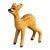 Mid 20th Century Steiff Wool Fawn Plush Toy Deer, Made in Germany For Sale