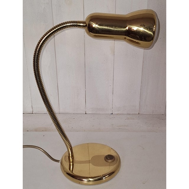 Vintage Adjustable Table Lamp in Brass by Holtkötter, 1990s For Sale - Image 6 of 8