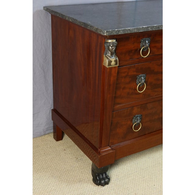 Antique Empire Chest of Drawers, 1800s For Sale - Image 5 of 13