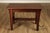 Antique Mission Oak Arts & Crafts Writing Desk With Drawer And Cutout Sides For Sale - Image 9 of 18