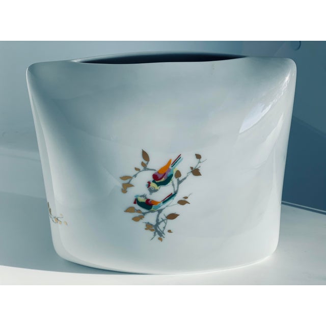Mid-Century Modern Mid-Century 1965 Rosenthal 'Love Story' Porcelain Vase by Danish Artist Bjørn Wiinblad For Sale - Image 3 of 12