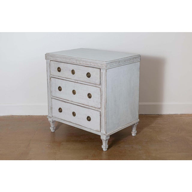 Gustavian (Swedish) 20th Century Swedish Gustavian Style Chest of Drawers For Sale - Image 3 of 7