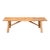 Vintage Rustic Pine Bench With Trestle Base For Sale