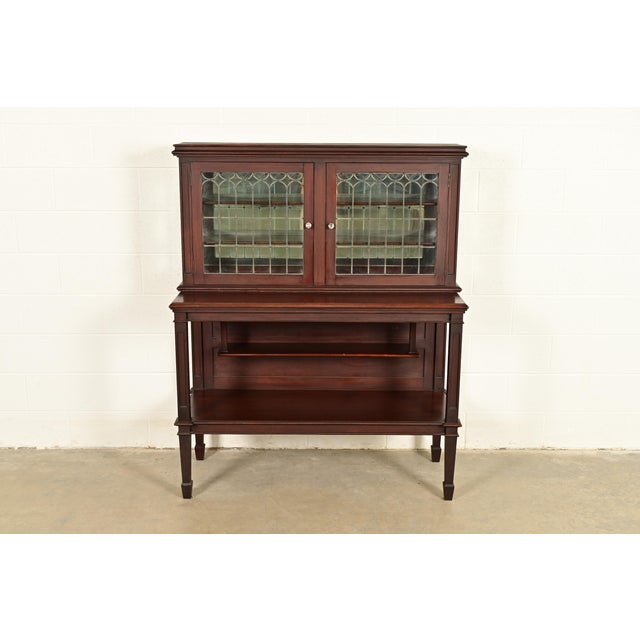 A rare and exceptional antique Mission, Arts & Crafts, or Art Nouveau sideboard, credenza, buffet server, or bar cabinet...