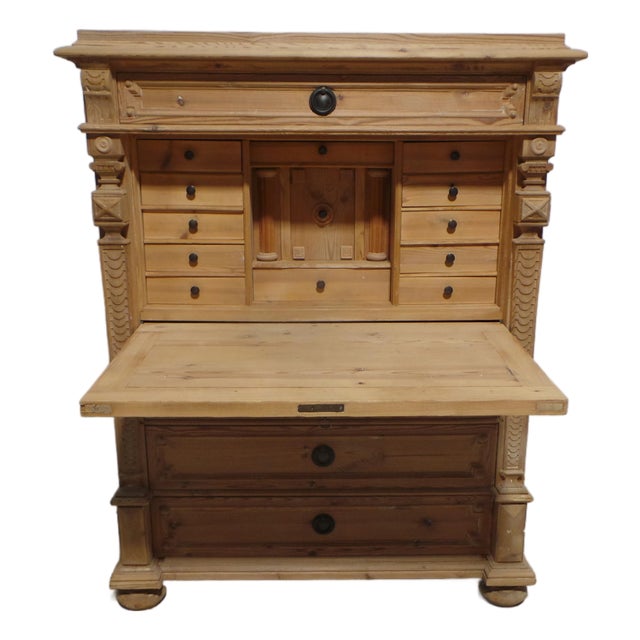 Swedish Gustavian Drop Front Desk For Sale