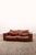 Vintage Budapest Sofa in Cognac Color by Paola Navone for Baxter, 1990s For Sale - Image 3 of 17