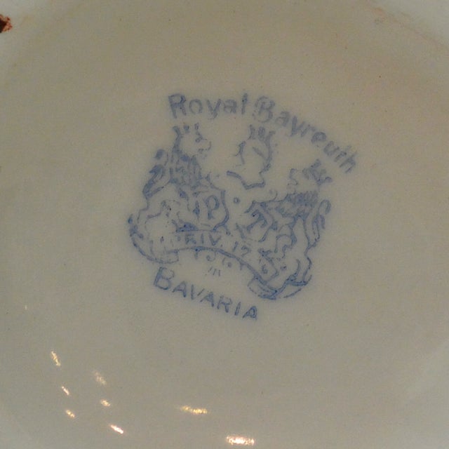 Forest Green Circa 1900 Royal Bayreuth Bavaria Figural Mallard Duck Porcelain Creamer Pitcher For Sale - Image 8 of 8
