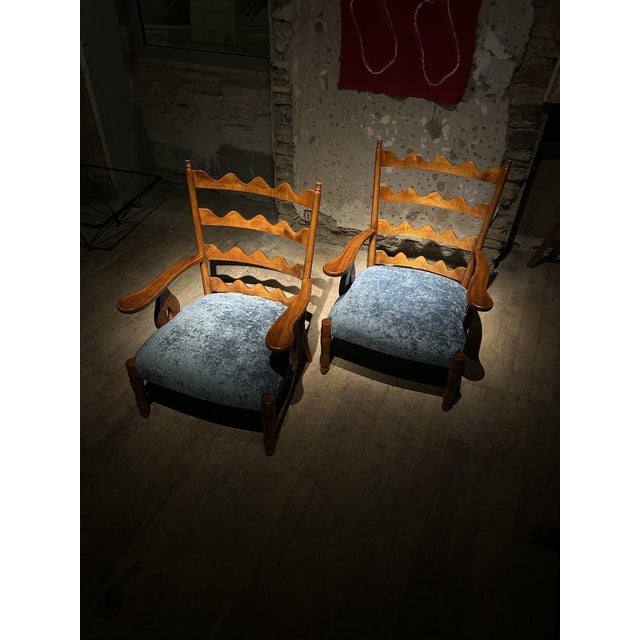 Armchairs and Coffee Table by Paolo Buffa, 1950, Set of 3 For Sale - Image 9 of 11