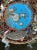 Meiji Japanese Cloisonne Enamel Charger With Crab, Fish, and Marine Life in Net For Sale - Image 12 of 12