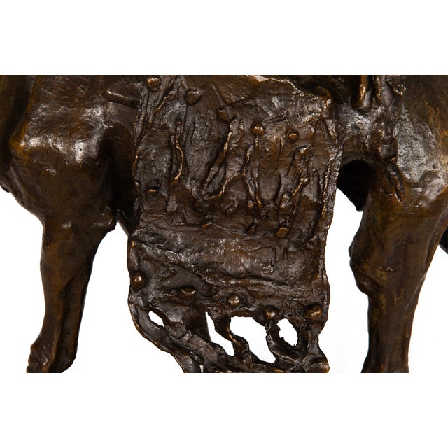 Italian Antique Bronze Sculpture “Flight From Egypt” (1892) Ernesto Bazzaro For Sale - Image 10 of 18