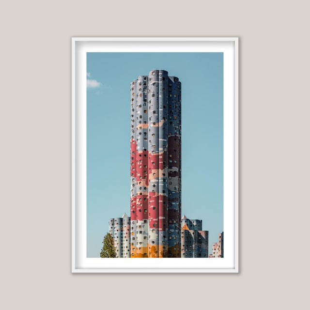 Tour Nuages, Nanterre is a strikingly colourful housing development located in Nanterre, on the northwestern edge of...