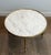 1940s 1940s Neoclassical style round brass coffee table with marble top Attributed to Maison Jansen For Sale - Image 5 of 12