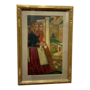 Original Oil on Board by Leonid Mikhailovich Brailovsky