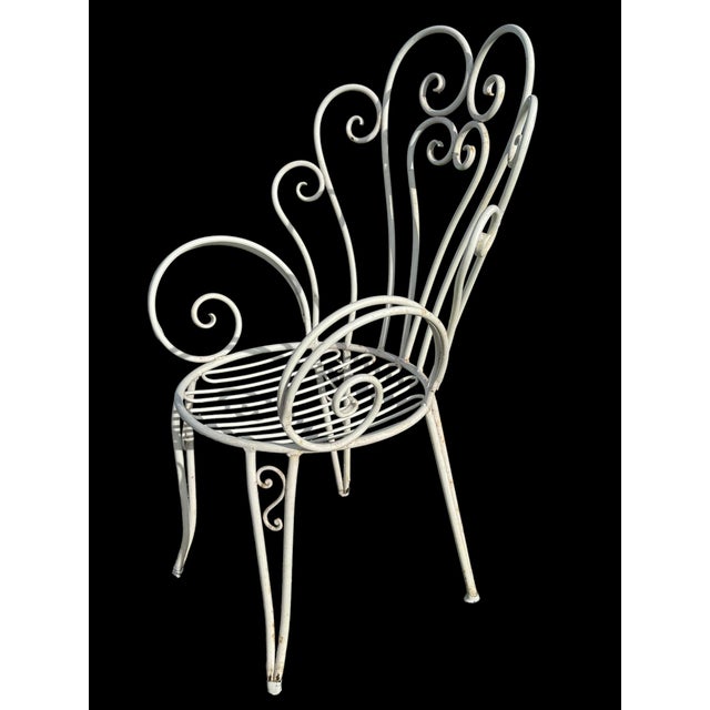 Provencal Armchairs in Wrought Iron, 1960s, Set of 4 For Sale - Image 10 of 14