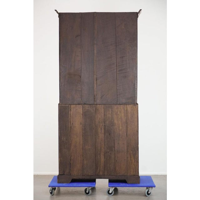 Antique English Secretaire with Bookcase, 1800s For Sale - Image 4 of 15