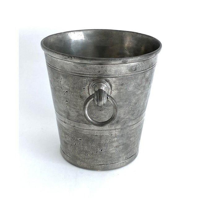 Les Etains De Paris French Pewter Champagne Cooler For Sale In Los Angeles - Image 6 of 10