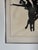 Black Vintage Three Ballet Dancers Figural Painting on Paper, Framed Under Glass For Sale - Image 8 of 12