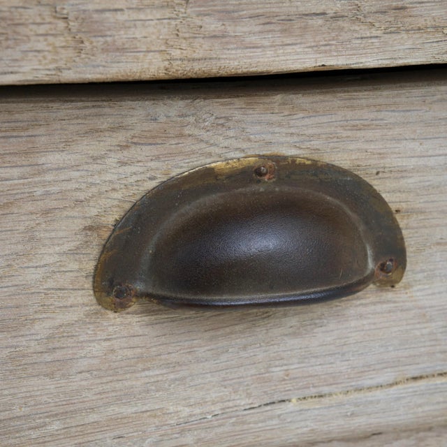 French 19th Century French Bleached Oak Side Table For Sale - Image 3 of 12