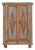 Rustic Farmhouse Folk Art Painted Bridal Cabinet, 1827 For Sale