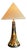 Art Nouveau Dutch Ceramic Plazuid Gouda Pottery Table Lamp, 1920s For Sale