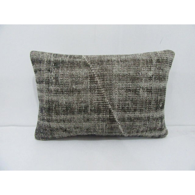 Gray Decorative Cushion Cover For Sale - Image 4 of 4
