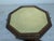Brown Vintage Octagonal Table with Drawers and Brass Top, 1920s For Sale - Image 8 of 18
