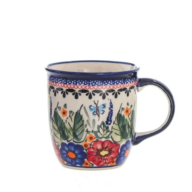 Not Yet Made - Made To Order 350 ml Ceramic Mugs by Porcelana Bolesławiec, Set of 4 For Sale - Image 5 of 8