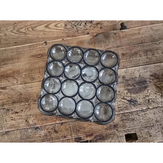 Mid-Century Ceiling Light from Glashütte Limburg, 1970s For Sale - Image 4 of 14