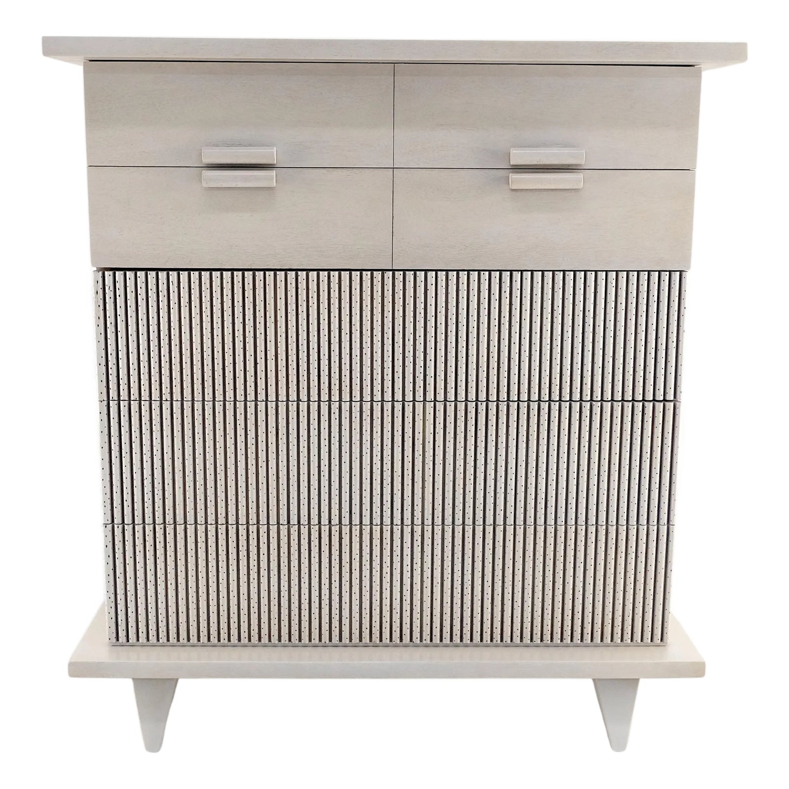 American of Martinsville Light Grey 5 Drawers Mid Century Modern Dresser |  Chairish