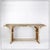 Large Brutalist Console Table with Patina Wood For Sale - Image 16 of 16