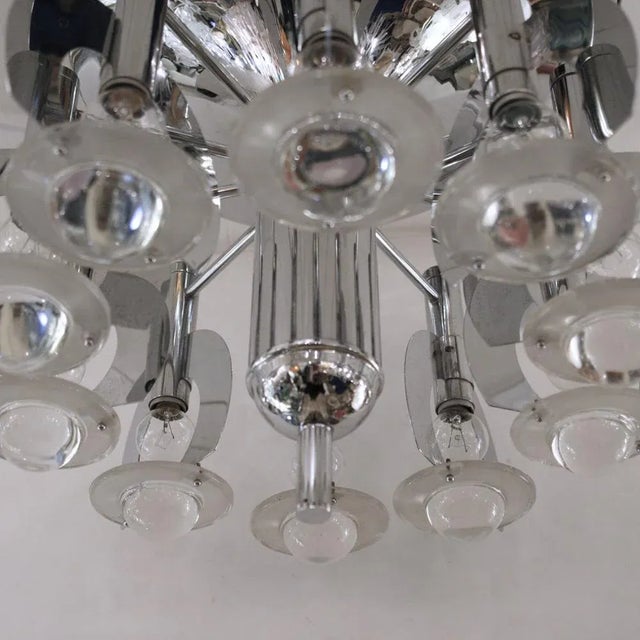 Gaetano Sciolari Ceiling Light by Gaetano Sciolari, 1970s For Sale - Image 4 of 9