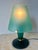 Original blown glass lamp from the 1980s, all original. The different shades of green glass pair beautifully together and...