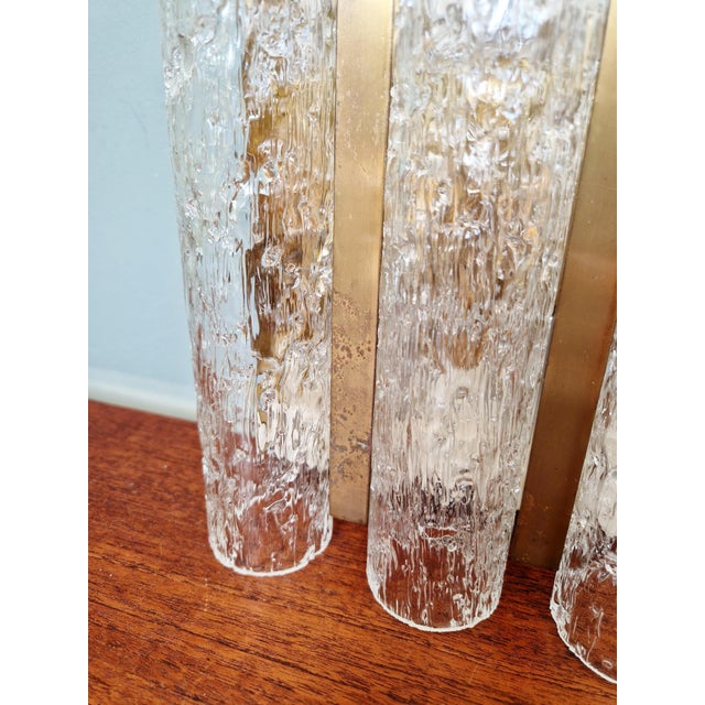 Tubular Wall Sconce in Brass and Frosted Glass from Doria Leuchten, 1960s For Sale - Image 11 of 17