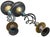 American Mid 20th Century Handcrafted Americana Brass Candleholders- S/2 For Sale - Image 3 of 8