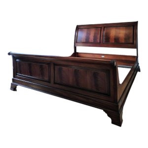 Ethan Allen Cal King Somerset Mahogany Sleigh Bed