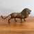 Metal 1980s Solid Brass Lion Figurine For Sale - Image 7 of 7